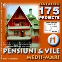 cd-ul contine 175 proiecte de pensiuni si vile turistice, pentru diverse zone, cu diverse stiluri si